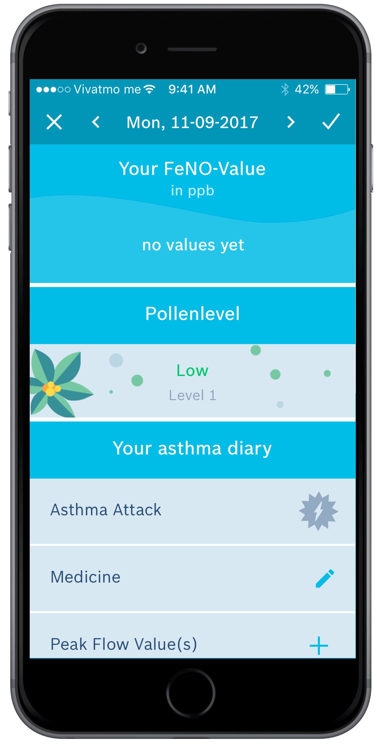 VIVATMO PRO, FeNO Measuring Device