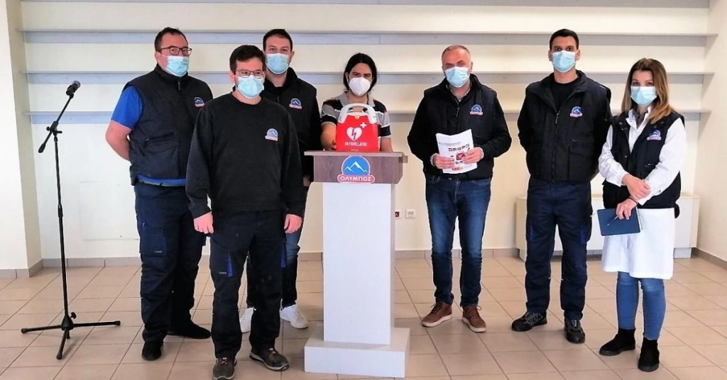 Ο Απινιδωτής FRED PA 1 και στον ιδιωτικό τομέα – στην ΟΛΥΜΠΟΣ