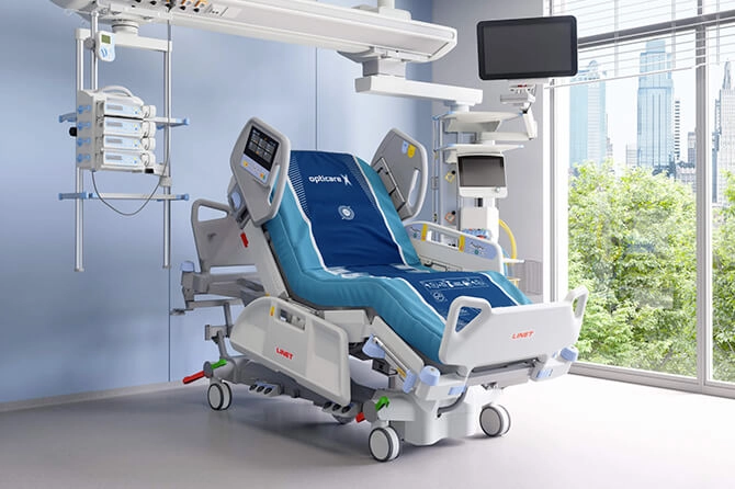 Ηλεκτρική κλίνη του Τσέχικου Οίκου Linet, μοντέλο MULTICARE X