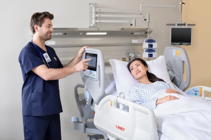 Ηλεκτρική κλίνη του Τσέχικου Οίκου Linet, μοντέλο MULTICARE X