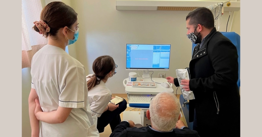 Εγκατάσταση ηλεκτροεγκεγαλογράφου στο Ολύμπιον Θεραπευτήριο στην Πάτρα