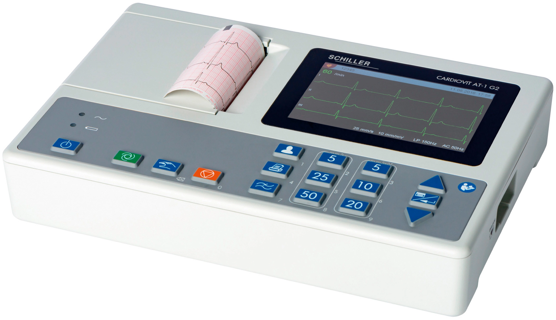 Φορητός, τρικάναλος ΗΚΓράφος, CARDIOVIT AT-1 G2
